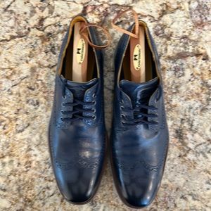 Cole Haan  navy blue wing tip size 12